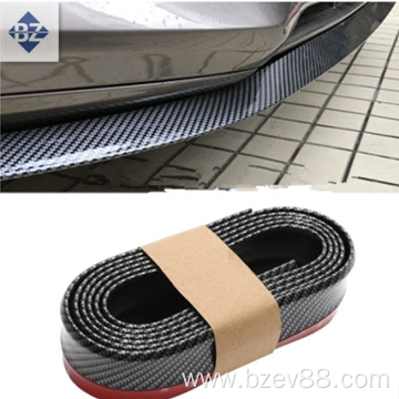 front bumper spoiler Rubber protection strip